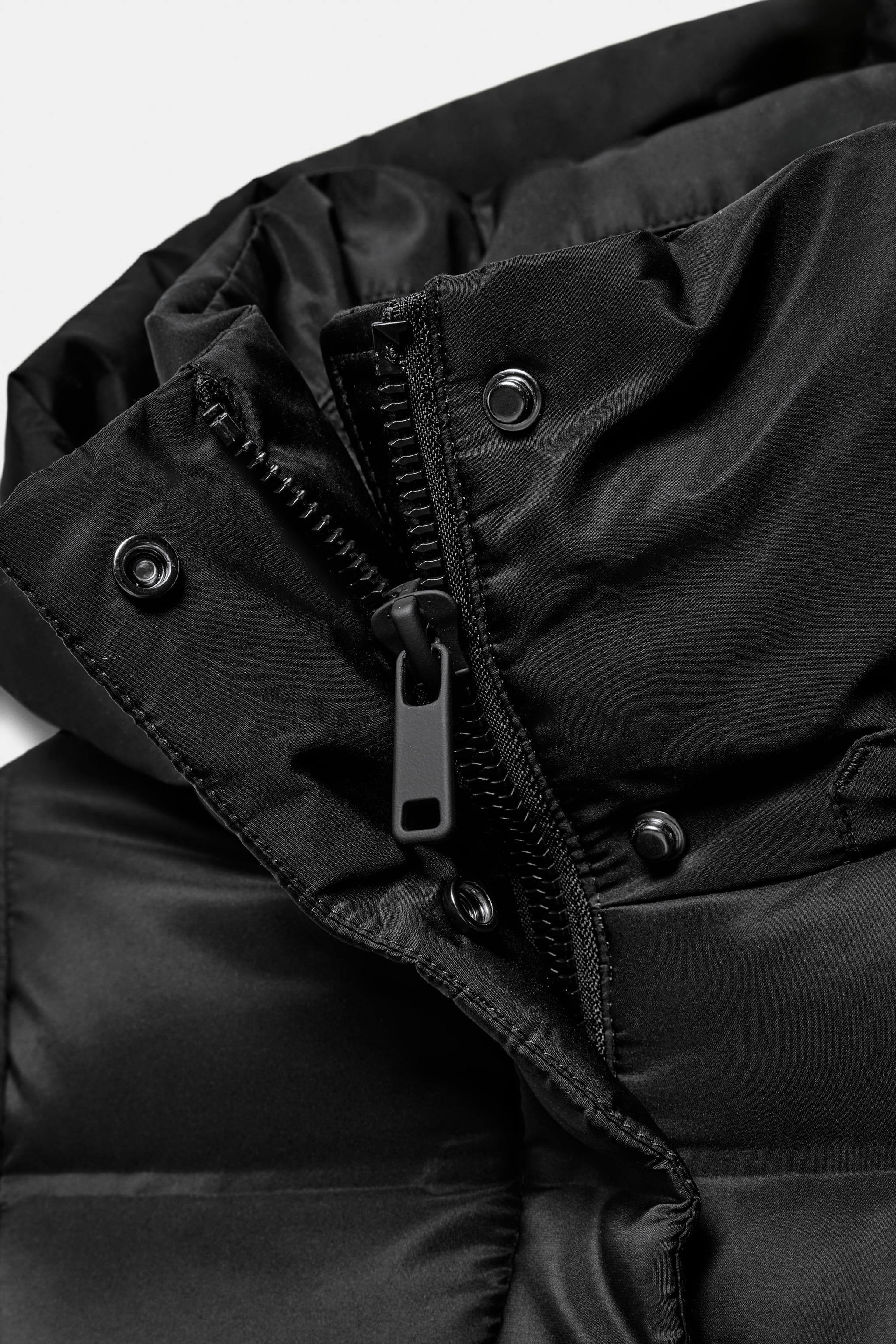 HOODIE BELTED WATER REPELLENT WINDPROOF DOWN COAT
